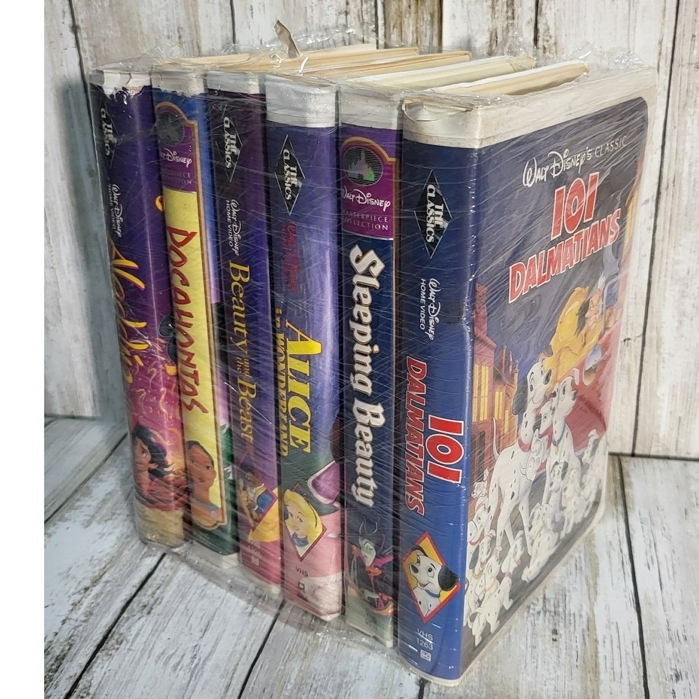 Vintage Walt Disney's Classic 101 Dalmatian Sleeping Beauty Alice in Wonderland